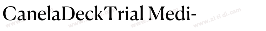 CanelaDeckTrial Medi字体转换 CanelaDeckTrial Medi字体转换